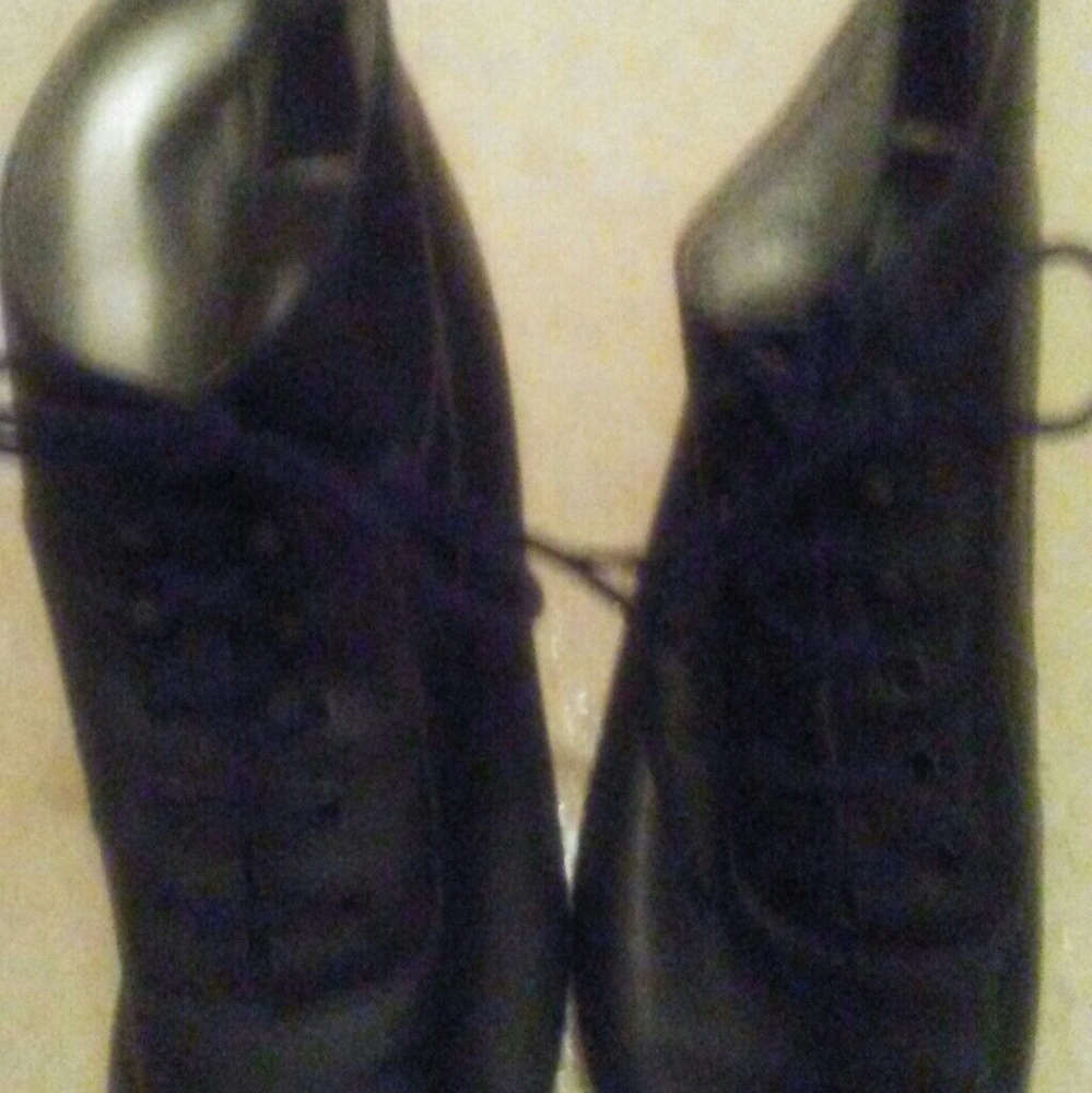 Ankle boots leather black